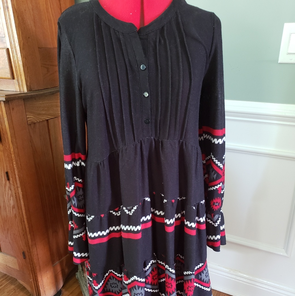 Black And Red Dress